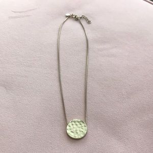 Banana Republic textured coin necklace